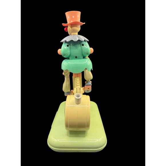 Vtg. Peter Clown Moving Musical Animated Alarm Clock Jinmei Japan NOT TESTED - Picture 2 of 9